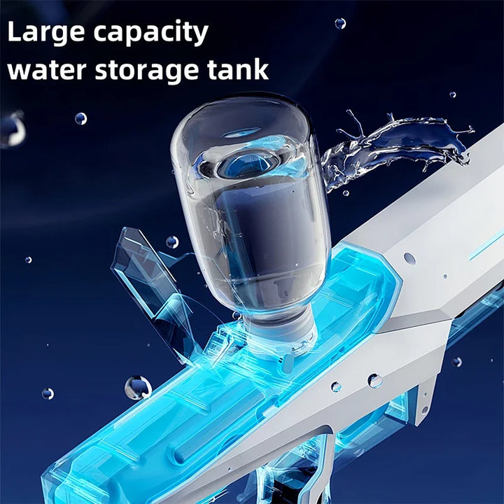 Electric water gun, automatic water suction