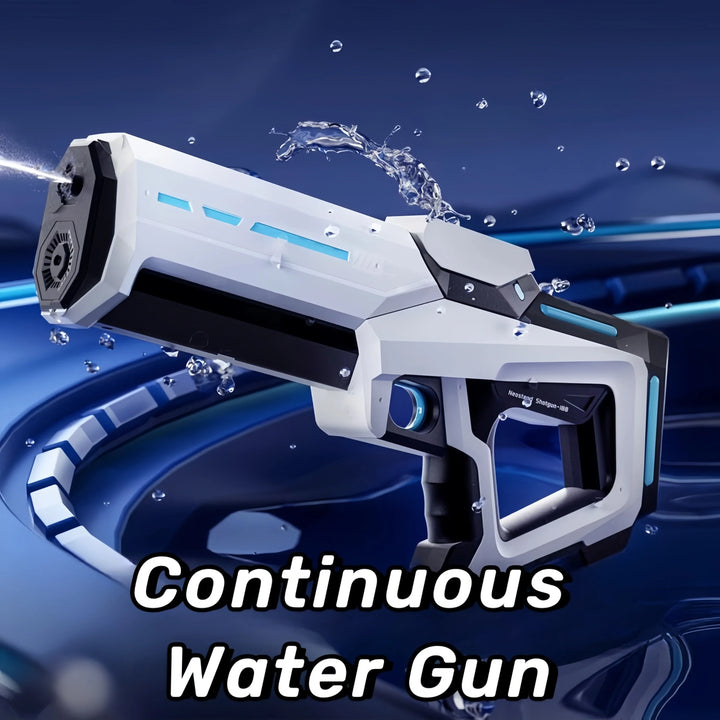 Electric water gun, automatic water suction