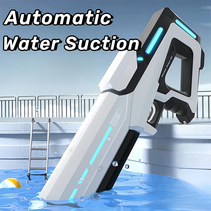 Electric water gun, automatic water suction