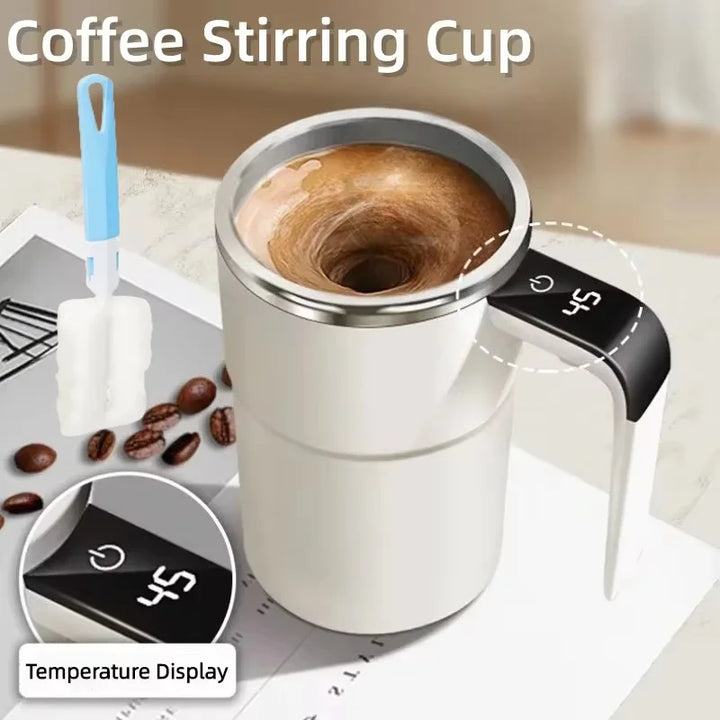 Electric Self-mixing Coffee Mug IP67 Waterproof USB Rechargeable Food Automatic Magnetic Cup 380ml