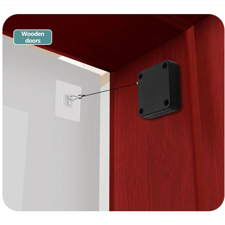 Automatic Sensor Door Lock, Impact-Free Adjustable Surface Door Stop