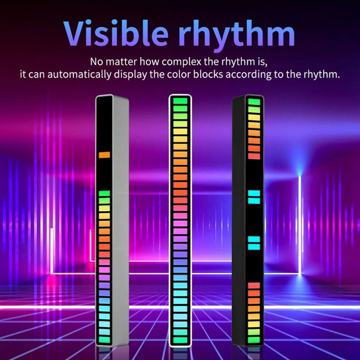 Rhythmic Sensor Led Bars Sound Control Music Tower