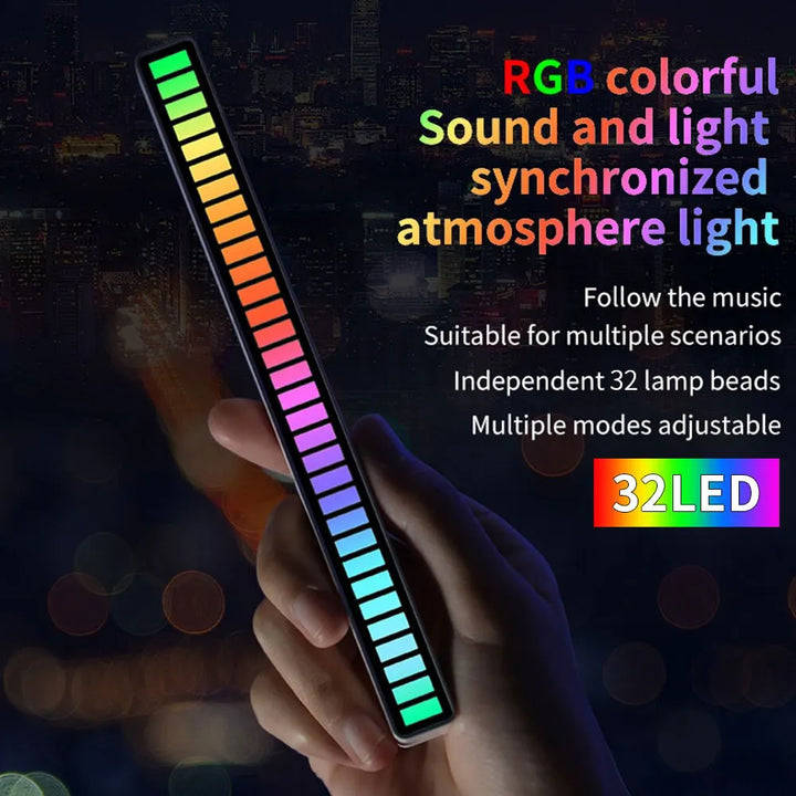 Rhythmic Sensor Led Bars Sound Control Music Tower