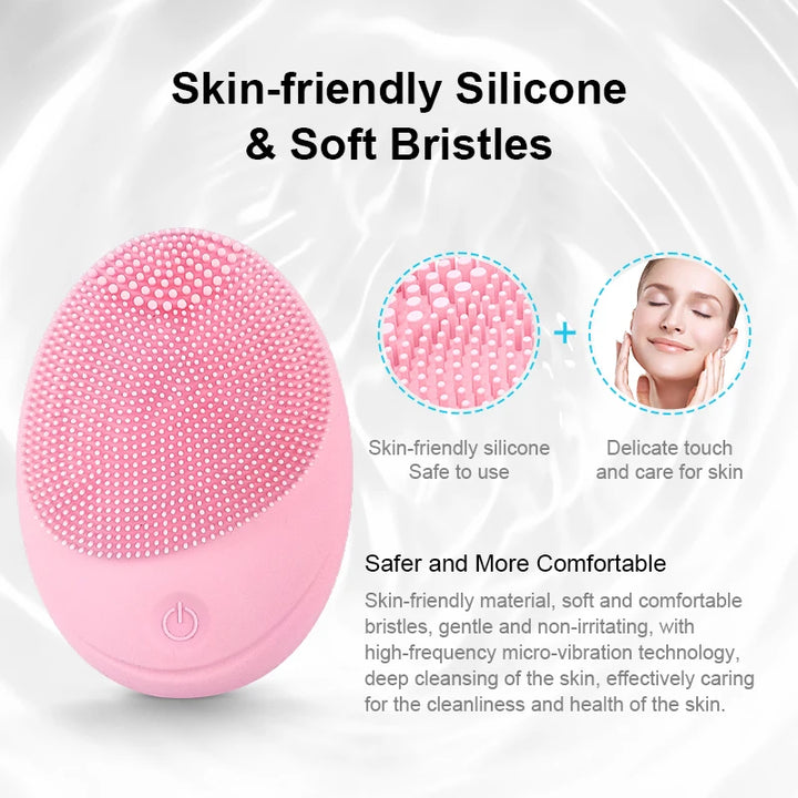 Electric Massage Sponge Easy Cleansing Face