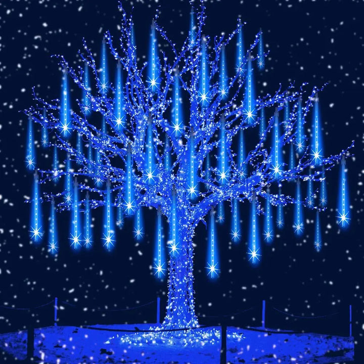 1/2/3/4 Set Meteor Shower Rain LED String Lights Outdoor Street Lamp Garland Christmas Tree Decorations Wedding Fairy Garden New