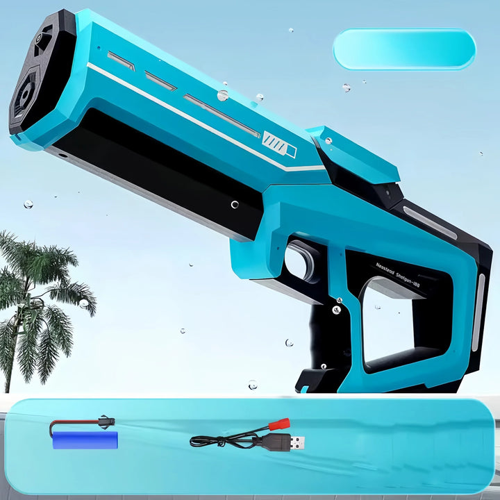 Electric water gun, automatic water suction